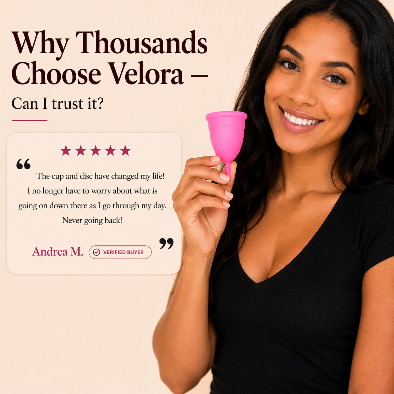 Menstrual Cup + Applicator Kit