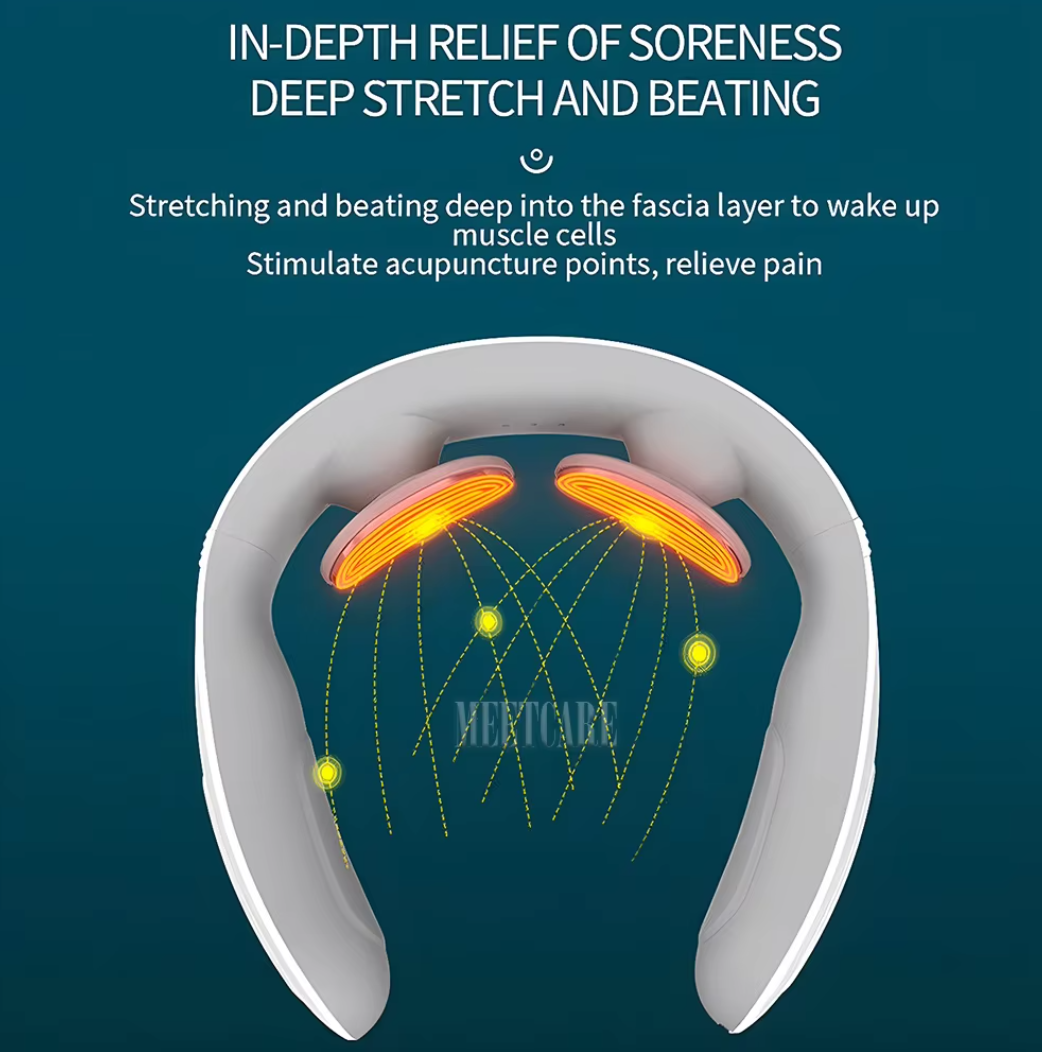 Mini Neck & Shoulder Massager – Heated Deep Tissue Relief