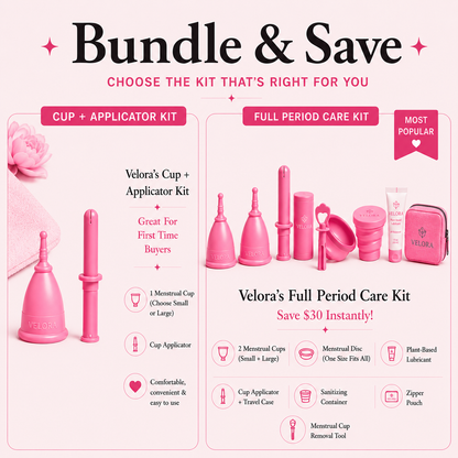 Menstrual Cup + Applicator Kit